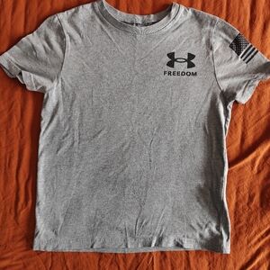 Under Armour Boy's Gray Freedom Tee